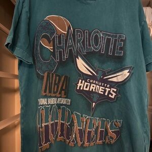 Abercrombie & Fitch Teal Charlotte Hornets NBA T-Shirt